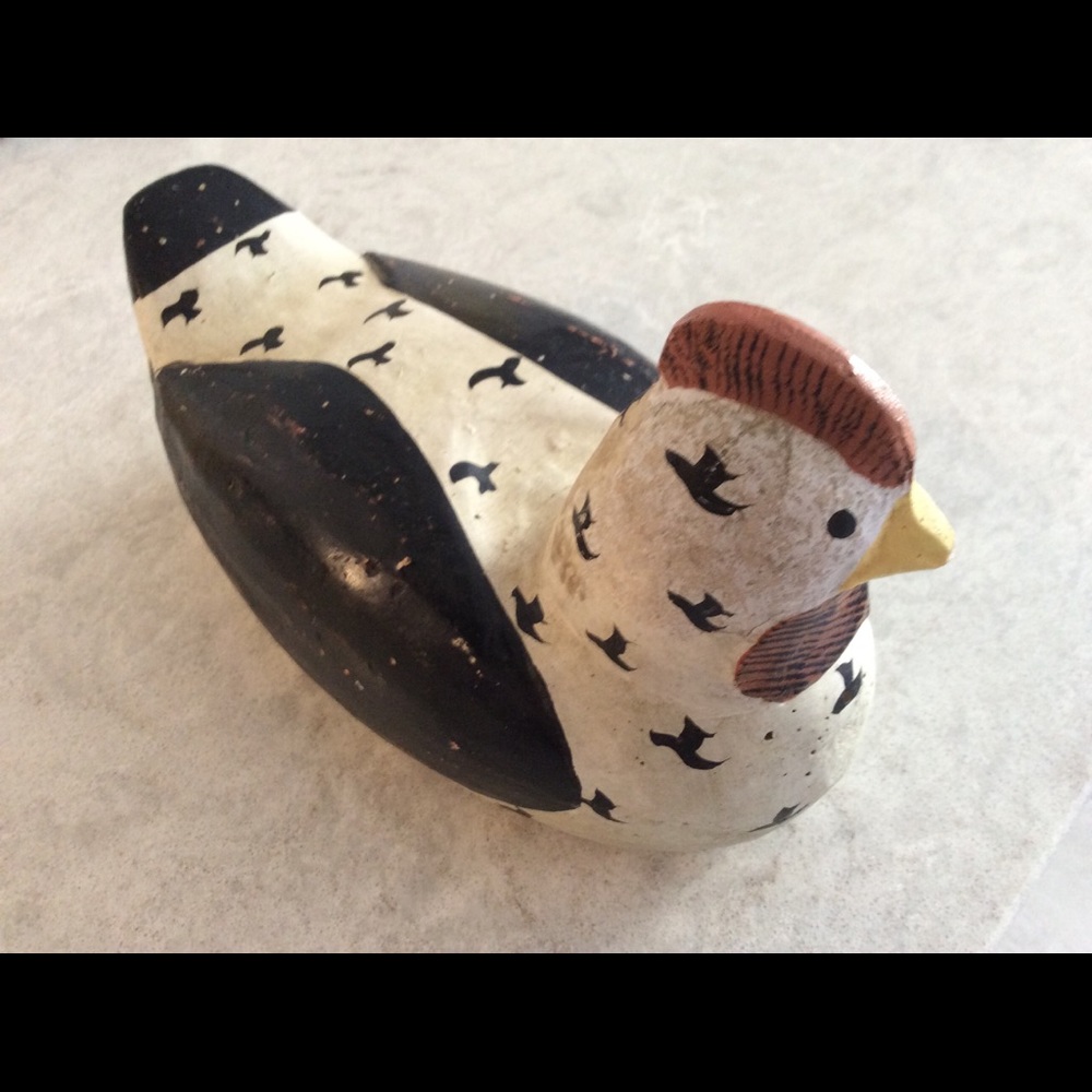 Cute Chicken! She is really heavy, good door stop